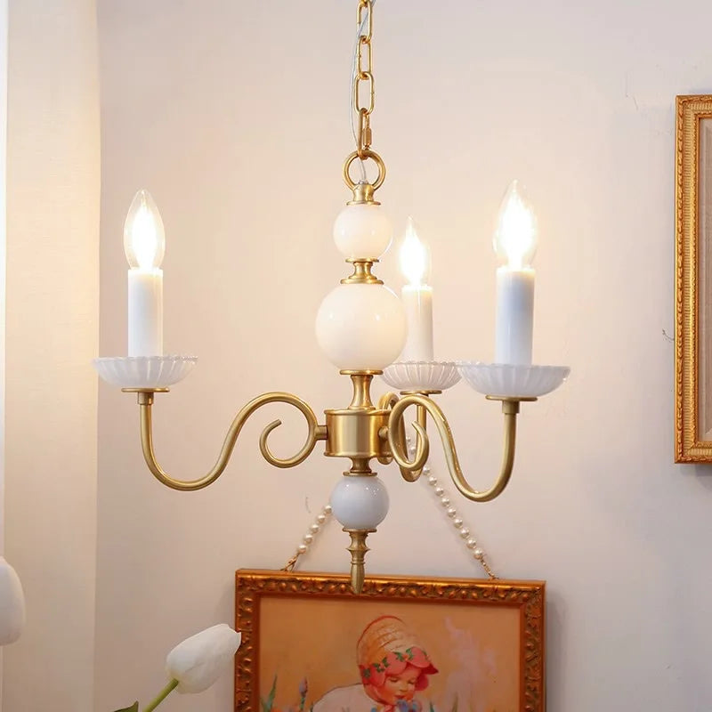 Copper chandelier modern and classic industrial lighting