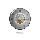 creative modern design glass wall clock for home decor