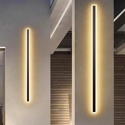 Minimalist aluminium LED wall light for lighting - vue 2 sur 13