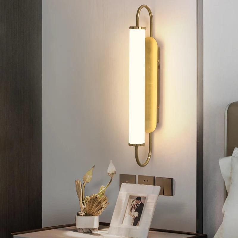 Modern acrylic LED wall light for indoor decor