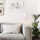 Modern rocker wall light with switch