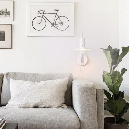 Modern rocker wall light with switch - vue 6 sur 8