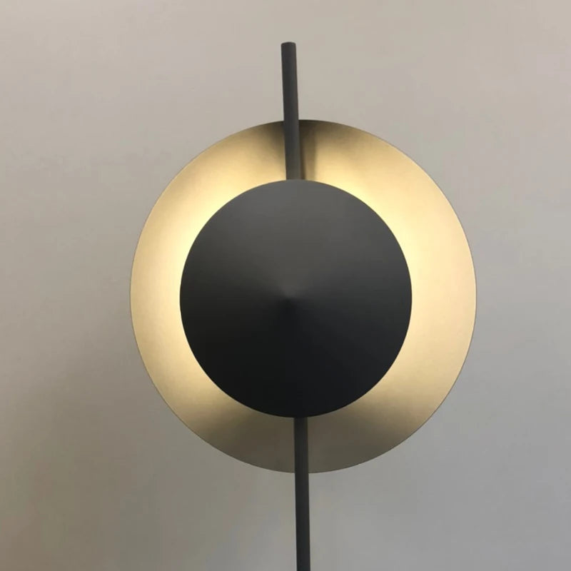 Modern minimalist natural marble floor lamp for elegant interiors - vue 4 sur 7