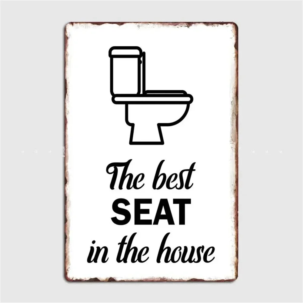 retro metal sign for fun wall decor - vue 37 sur 38