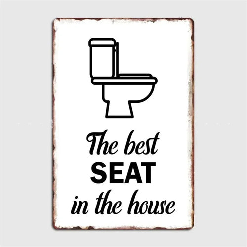 retro metal sign for fun wall decor - vue 38 sur 38