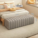 modern design shoe bench with soft and comfortable footrest