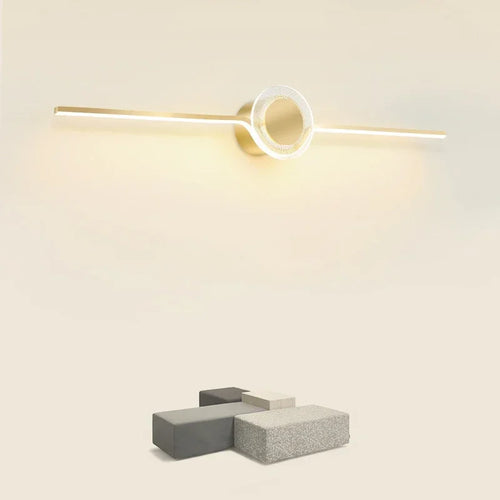 Modern LED wall light for bright indoor decoration - vue 2 sur 12