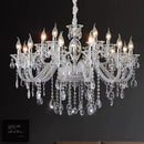 Modern crystal glass chandelier for luxury spaces