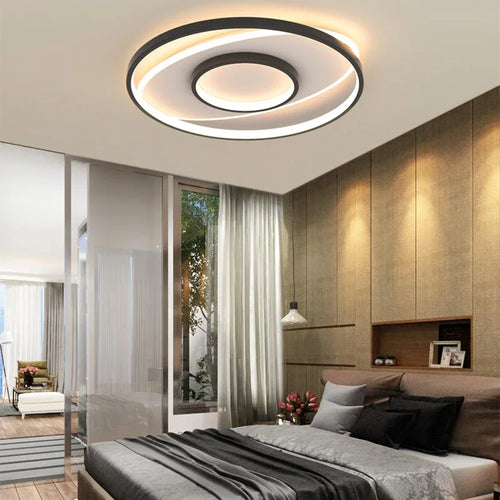 Modern LED ceiling light for contemporary interior decor - vue 2 sur 8