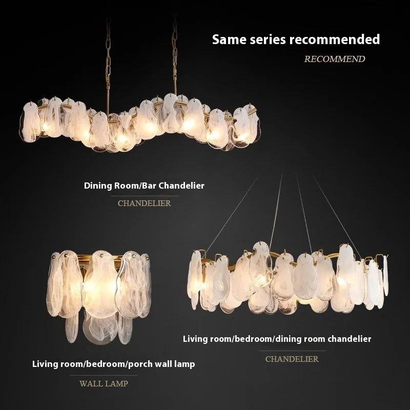 Handmade glass pendant light for a luxurious interior - vue 4 sur 8