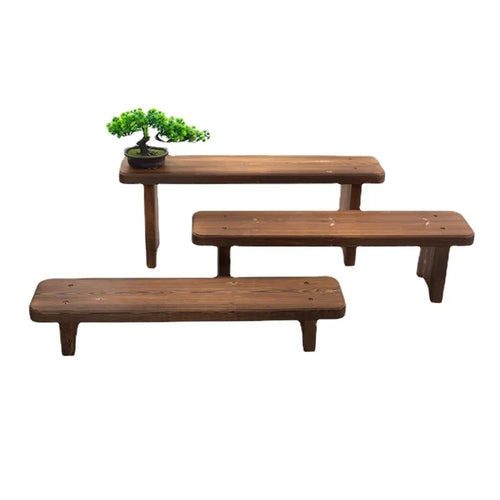 Wood Change Shoe Stool – Outdoor Courtyard Long Bench, Kitchen Dining Stool, Hallway Furniture for Home, Entryway Shoe Bench - vue 5 sur 6