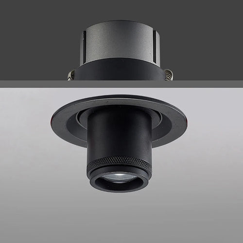 Adjustable recessed zoom spotlight - vue 4 sur 7