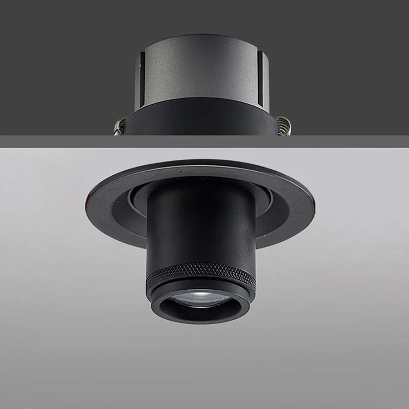 Adjustable recessed zoom spotlight - vue 3 sur 7