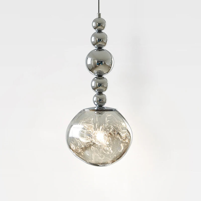 Light glass chandelier bauhaus style modern home decor