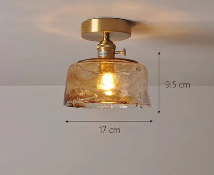 Modern glass ceiling light for bright indoor and outdoor spaces - vue 22 sur 30