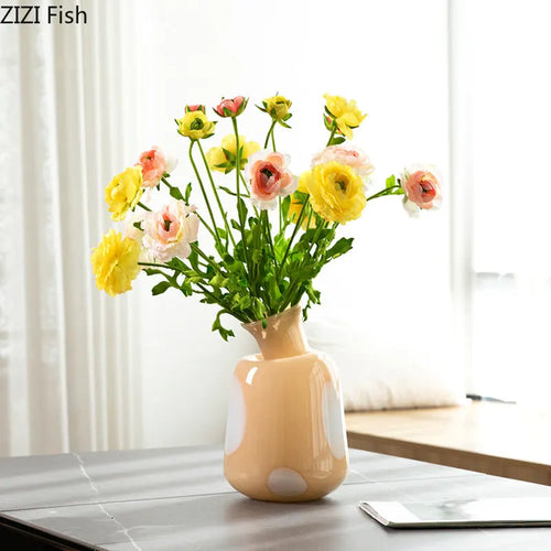 creative glass vase for flowers and modern arrangements - vue 4 sur 14