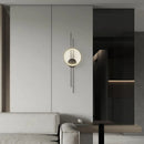 Copper LED wall light with adjustable temperature ambience
