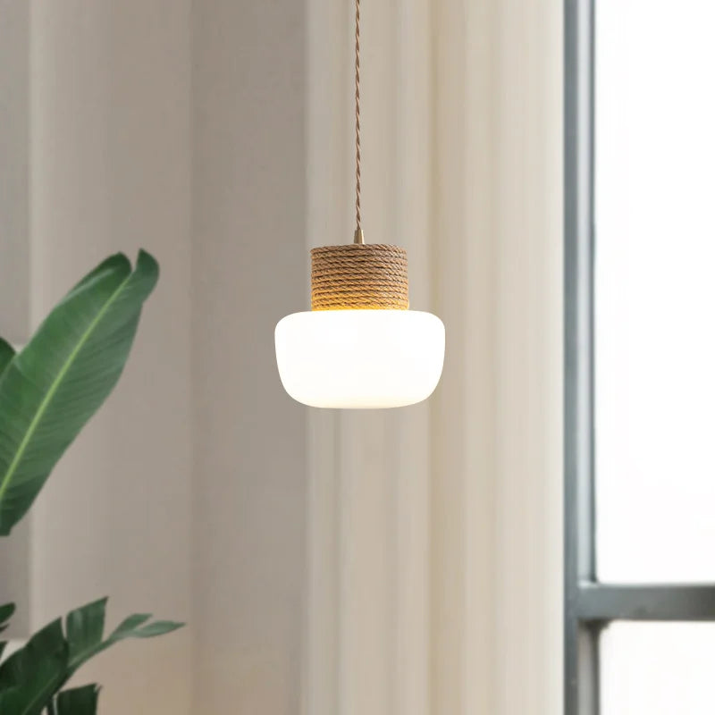 Nordic design decorative glass LED pendant light