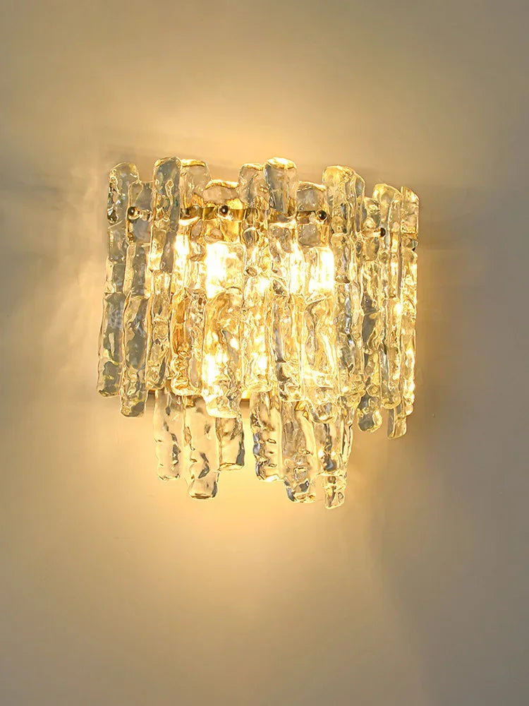 applique murale moderne vintage en cristal pour intérieur design - vue 3 sur 6