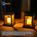 Solar LED lantern for festive outdoor garden decoration
