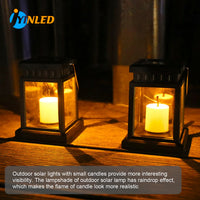 Solar LED lantern for festive outdoor garden decoration