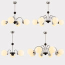 Modern nordic design elegant suspended LED ceiling light for interiors