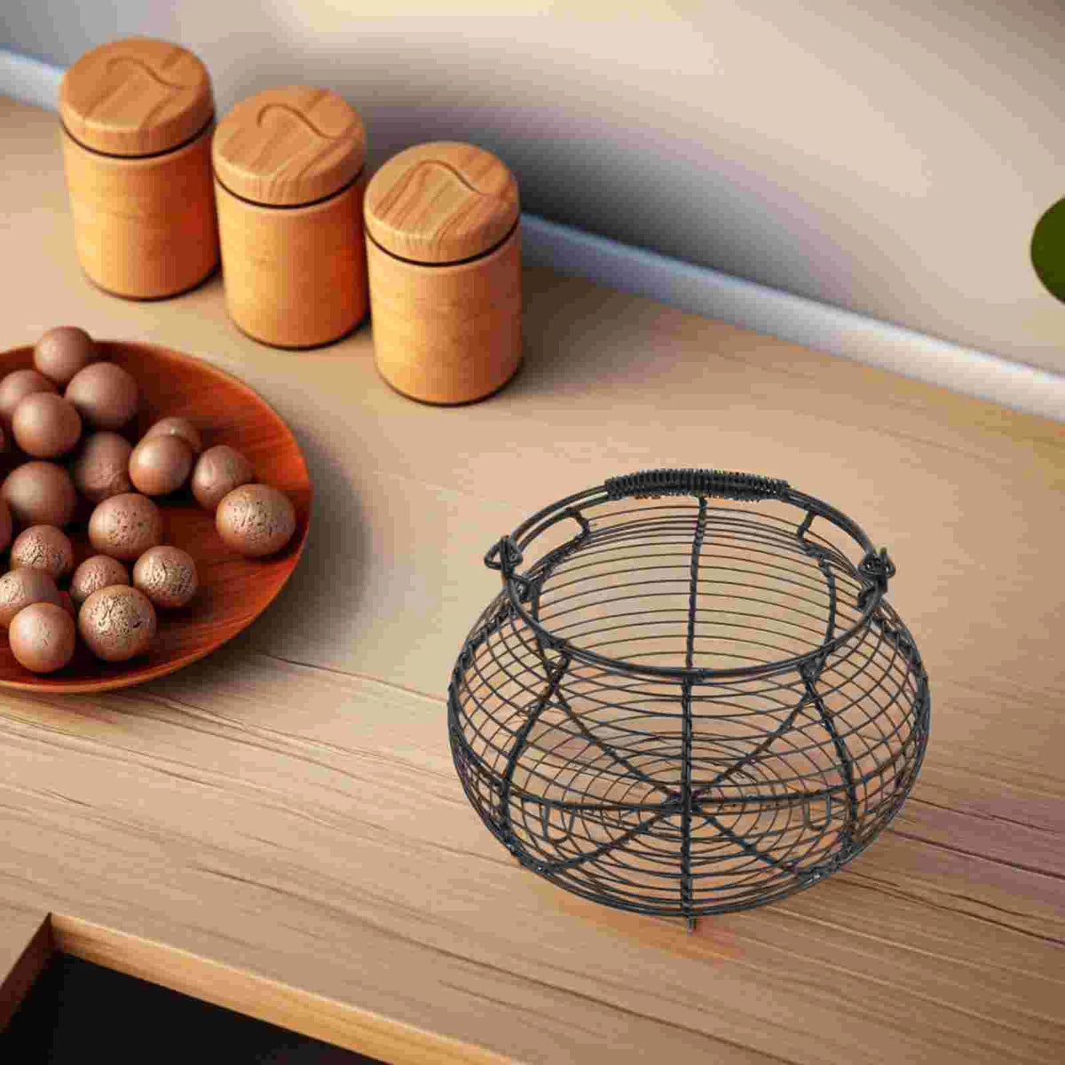 Portable egg basket for kitchen and storage - vue 6 sur 6