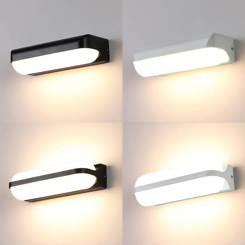 Simple outdoor wall light IP65 waterproof for garden, courtyard, balcony and corridor 85–265V