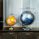 retro world globe english educational decoration for children and office