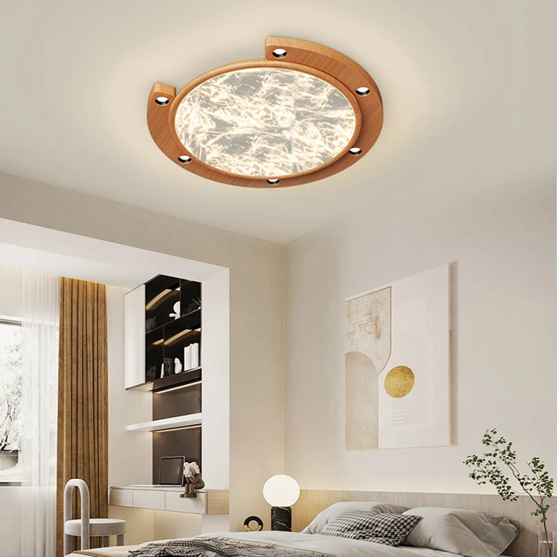 Minimalist LED ceiling light eye protection modern indoor lighting - vue 6 sur 12