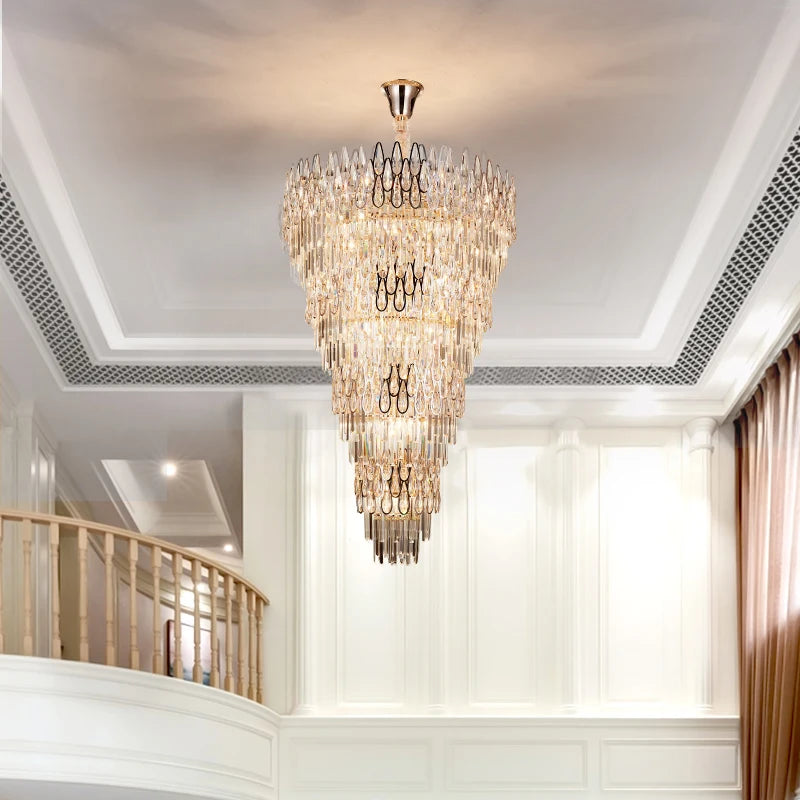 Crystal chandelier for elegant and modern lighting