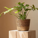 woven wicker basket for flowers and storage