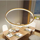 Minimalist Nordic round ring LED pendant lamps