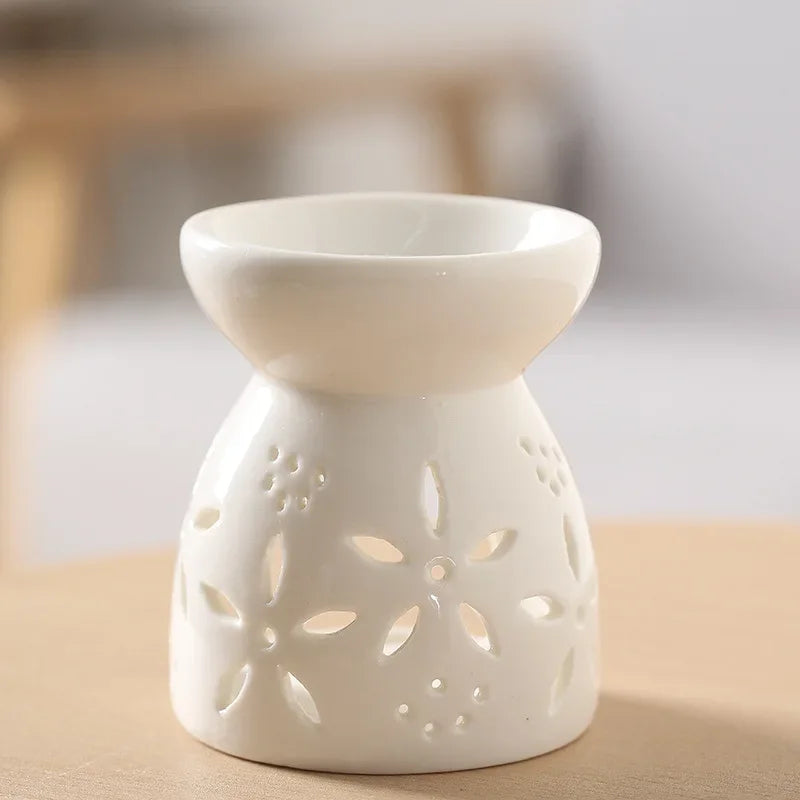 Ceramic candle holder for scented candles elegant home decor - vue 9 sur 9