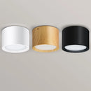 Mini LED dimmable wood grain surface mounted ceiling downlight, home, bedroom, decorative spotlight for living room 220V 110V