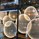 Round fabric pendant light for contemporary and cosy interiors
