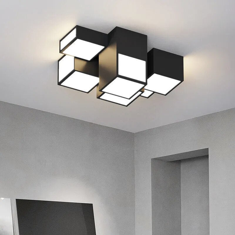 Minimalist LED chandelier indoor kitchen lighting