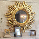 sun apolo art designs gold silver decorative wall mirror