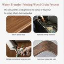 LED ceiling lights with wood effect, round, rectangle, square