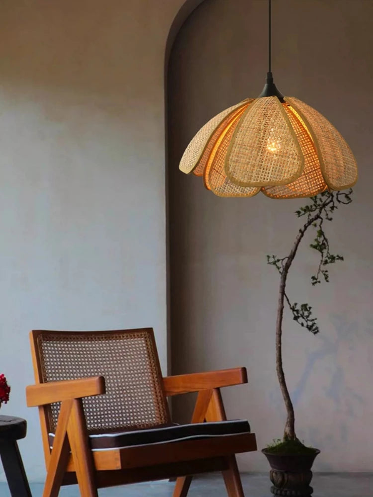Japanese wall light for elegant interior decoration - vue 3 sur 10