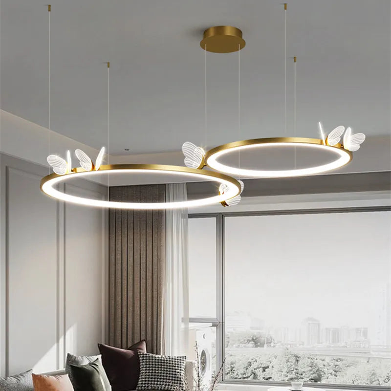 Acrylic designer pendant light for modern luxury decor