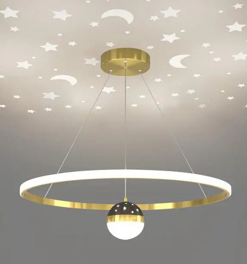 Modern silica LED pendant chandelier for restaurant and office - vue 9 sur 14