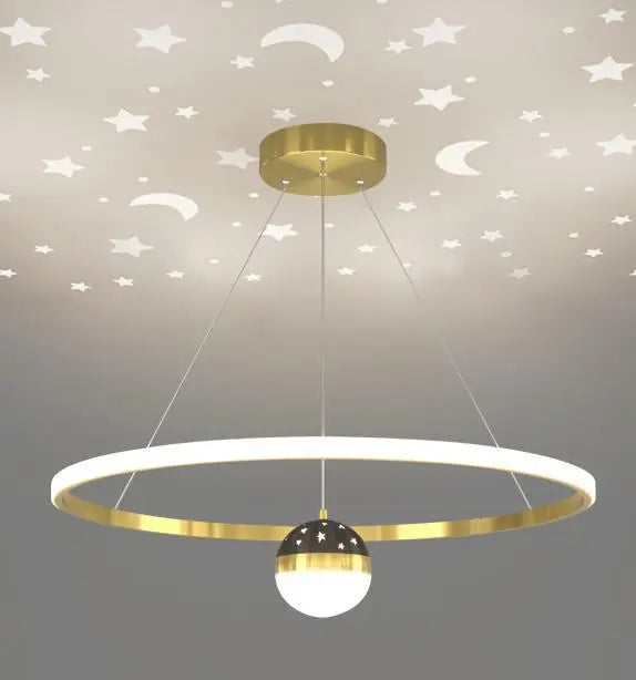 Modern silica LED pendant chandelier for restaurant and office - vue 8 sur 14