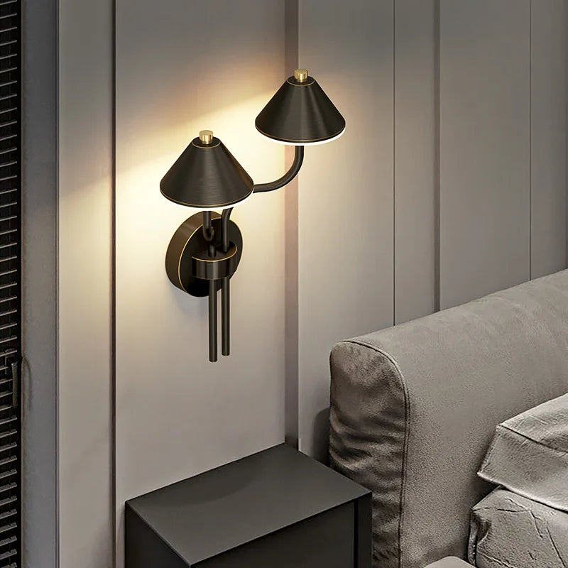 Industrial retro metal wall lamp with creative Nordic style
