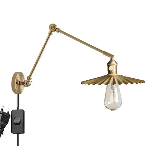 Modern adjustable copper LED wall light - vue 22 sur 23