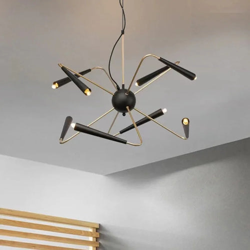 Nordic industrial design pendant light modern indoor lighting - vue 7 sur 9
