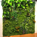 Reusable artificial plant wall for garden decoration and UV protection