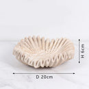 Modern wabi-sabi style marble storage tray artistic décor