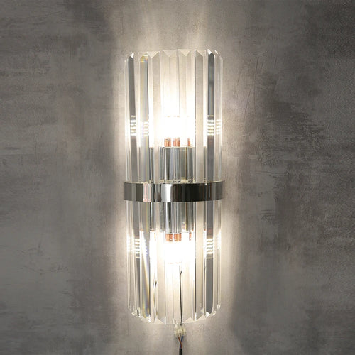 Luxurious crystal wall lamp for interior decoration - vue 3 sur 8