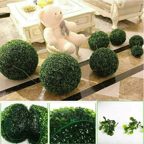 Artificial grass balls for party and event decoration - vue 2 sur 18